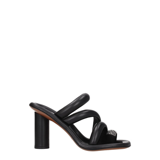 Ambush – Schwarze Sandalen aus Leder mit Stilettoabsatz