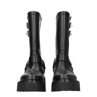 Celine Stiefeletten aus goldenem Leder