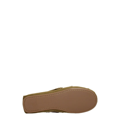 Mocassins à enfiler en cuir vert Isabel Marant