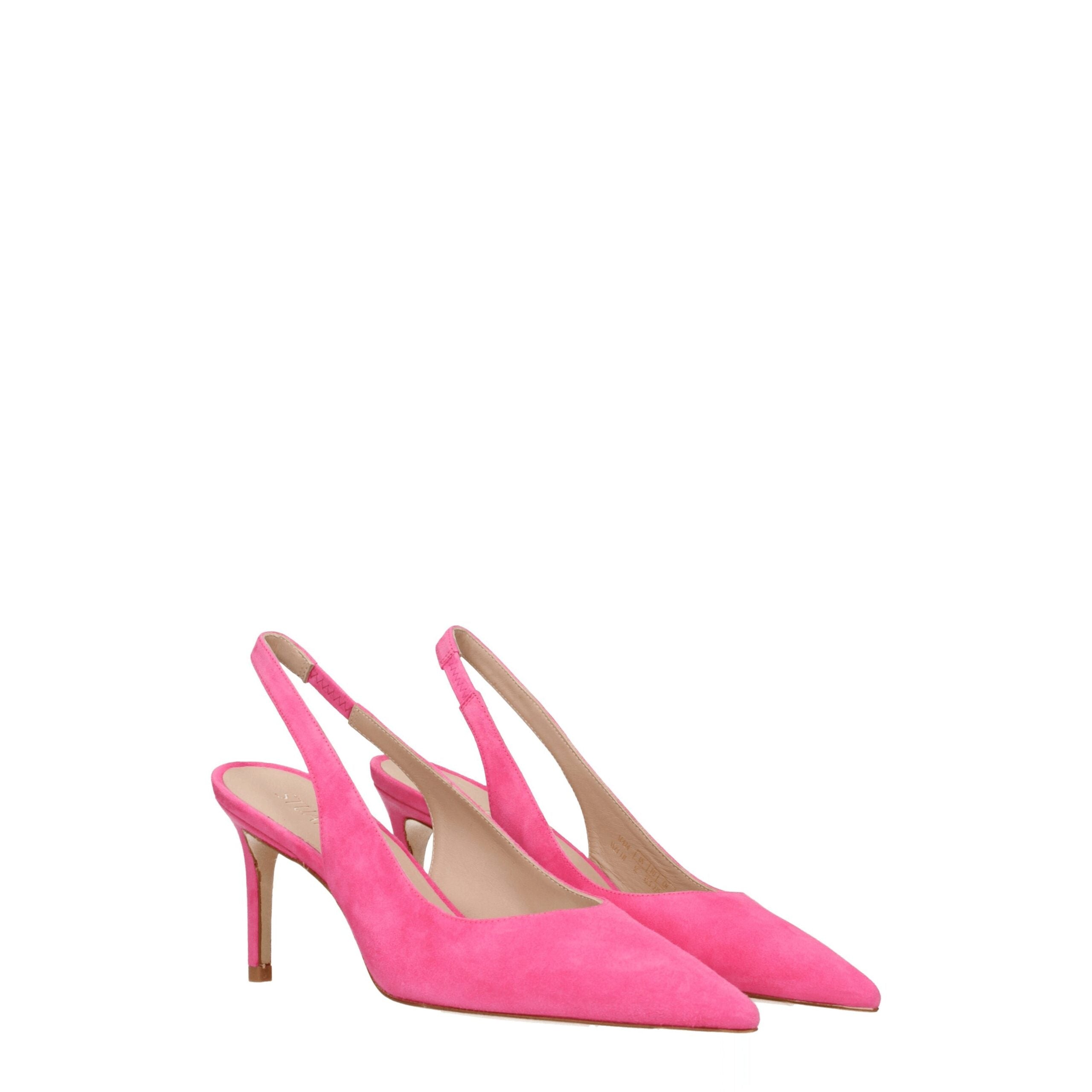 Escarpins à talons hauts en cuir rose Stuart Weitzman