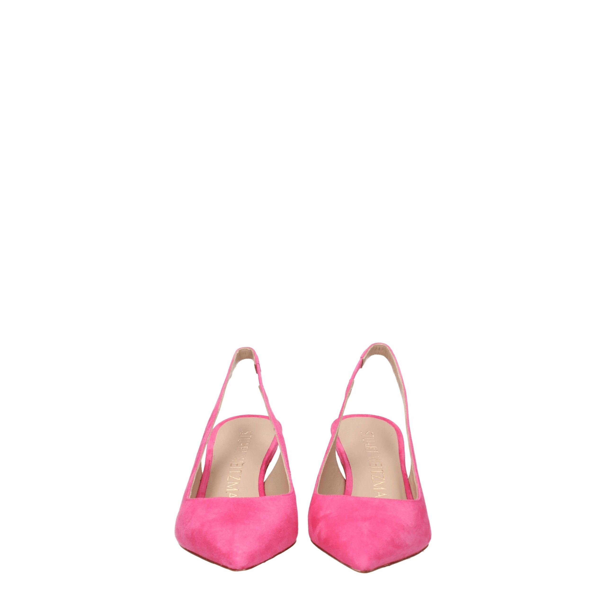 Escarpins à talons hauts en cuir rose Stuart Weitzman