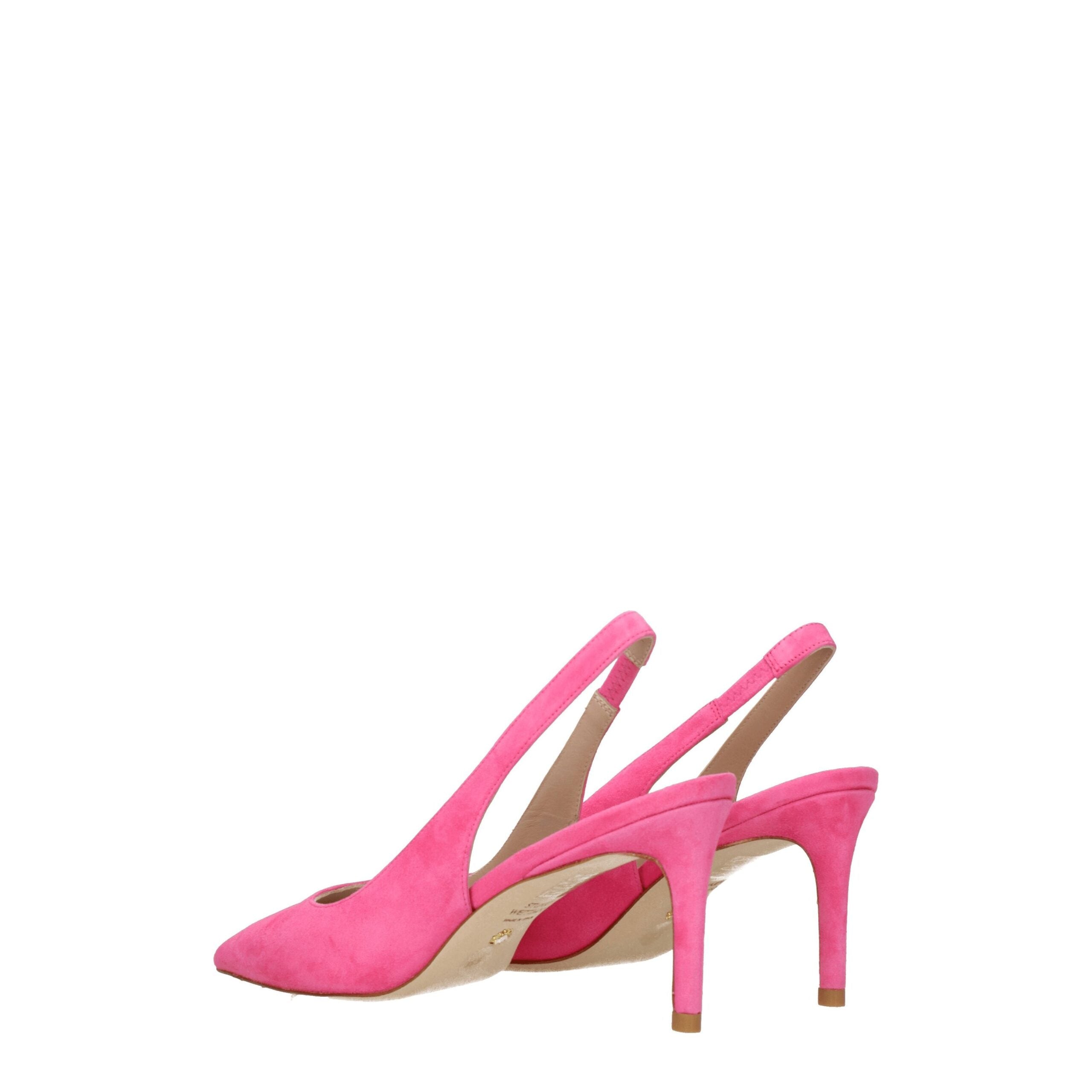 Escarpins à talons hauts en cuir rose Stuart Weitzman