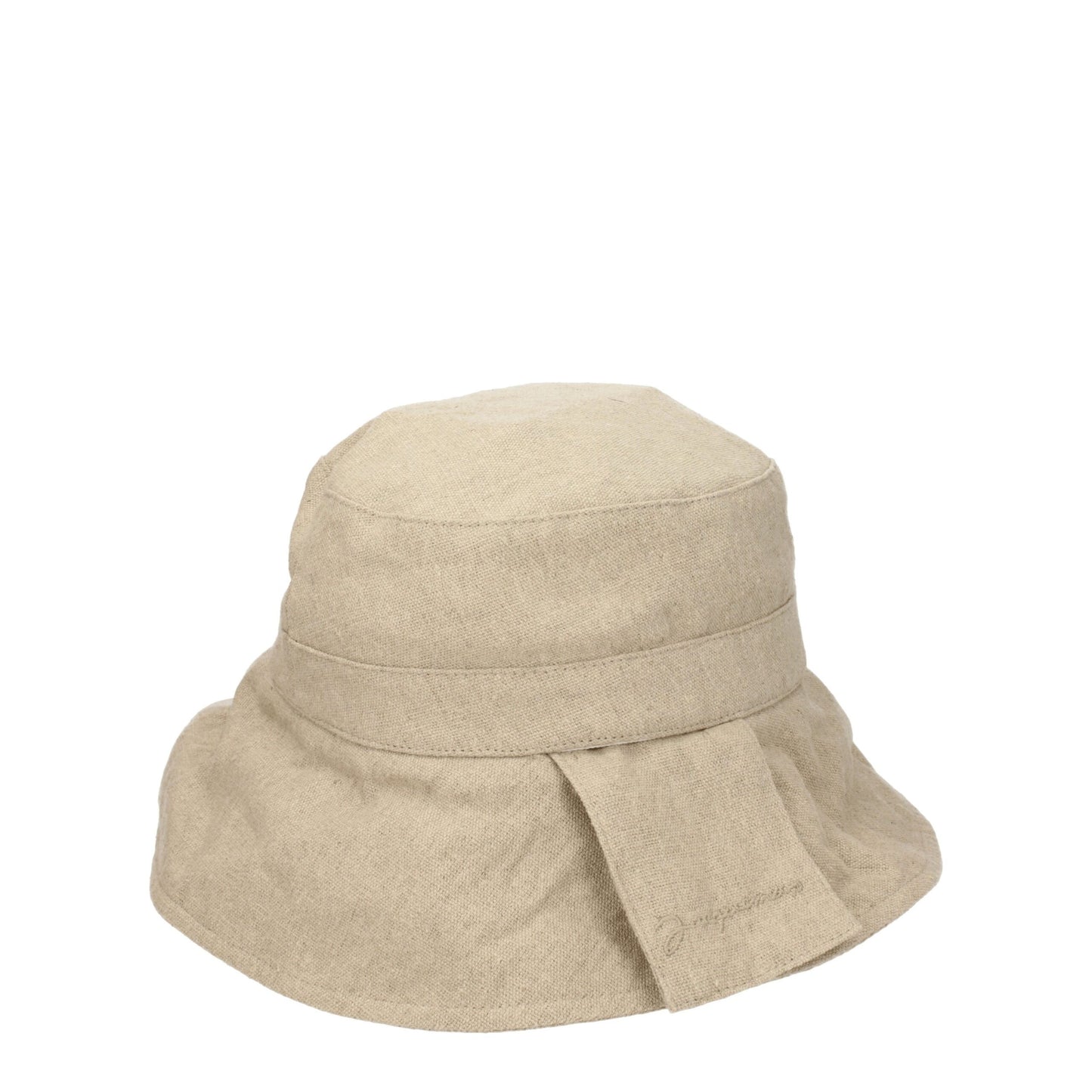 Beige Leinen-Eimerhüte von Jacquemus