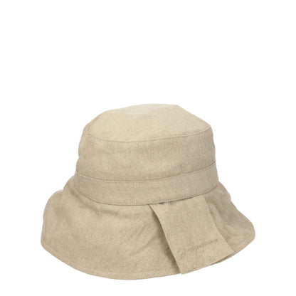 Beige Leinen-Eimerhüte von Jacquemus