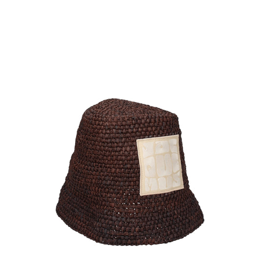 Jacquemus – Braune Raffia-Fischerhüte