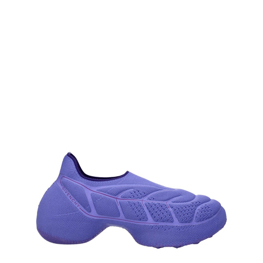 Givenchy – Slipper aus violettem Stoff