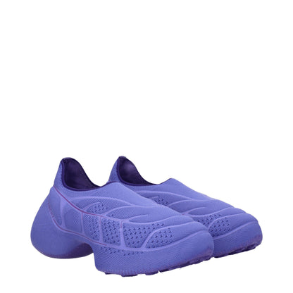 Givenchy – Slipper aus violettem Stoff