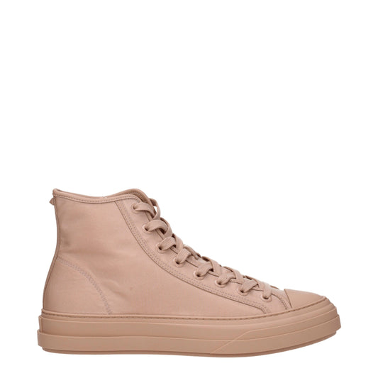 Valentino Garavani – Hohe Sneakers aus rosa Stoff