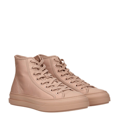 Valentino Garavani – Hohe Sneakers aus rosa Stoff