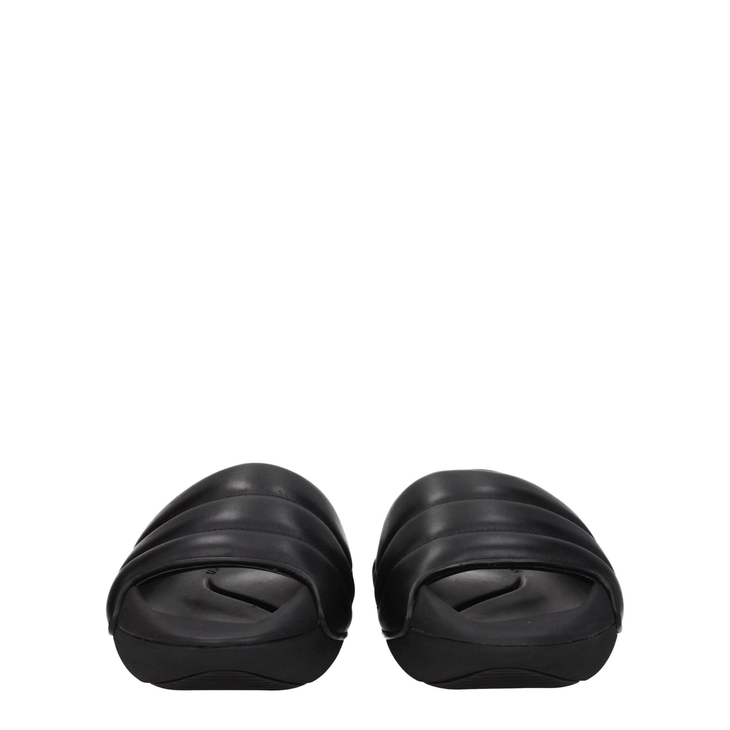 Balmain – Schwarze Slipper-Sandalen aus Leder