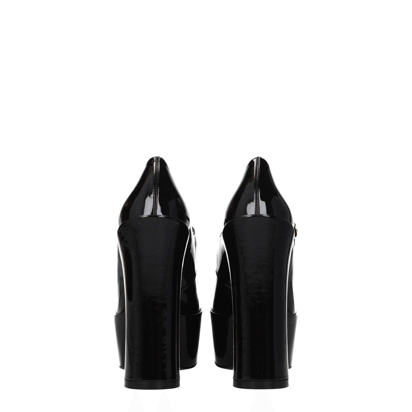 Stuart Weitzman Black Leather Platforms Pumps