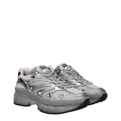 Valentino Garavani – Sportliche Sneakers aus grauem Stoff