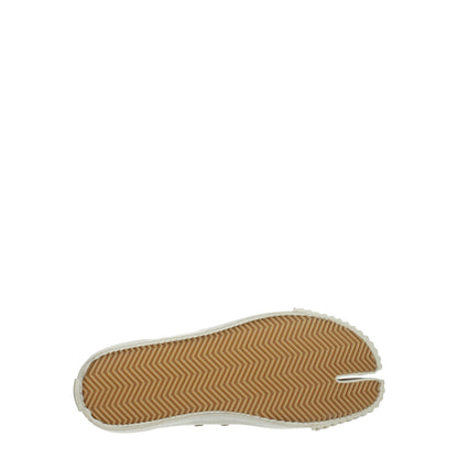 Maison Margiela – Hohe Sneakers aus weißem Stoff