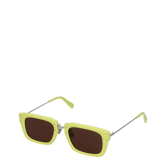 Jacquemus – Gelbe Acetat-Sonnenbrille