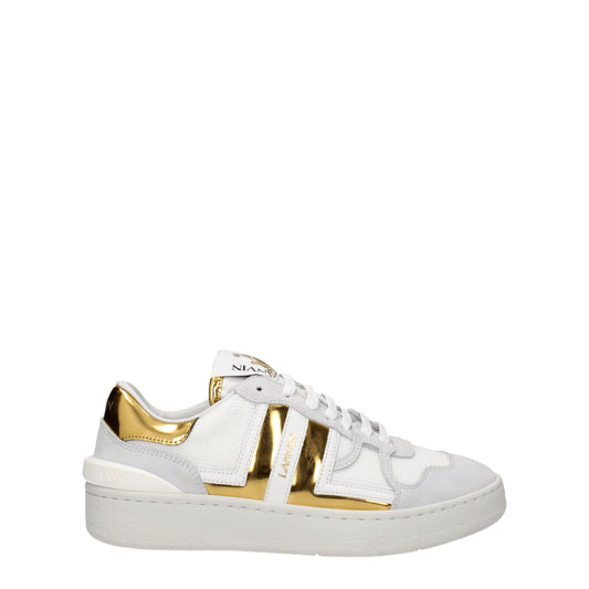 Lanvin Weiße Stoff-Low-Tops