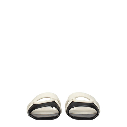 Valentino Garavani – Schwarze Slipper-Sandalen aus Leder