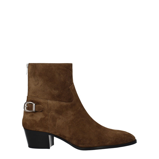 Celine Stiefeletten aus braunem Leder