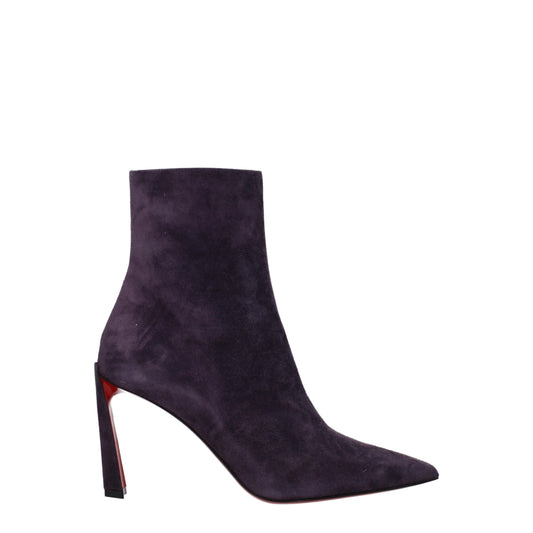 Christian Louboutin – Lila Lederstiefeletten