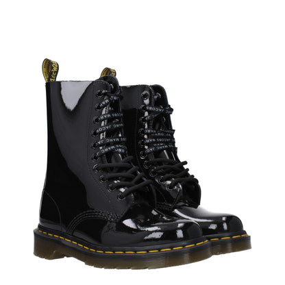 Bottines en cuir noir Dr. Martens