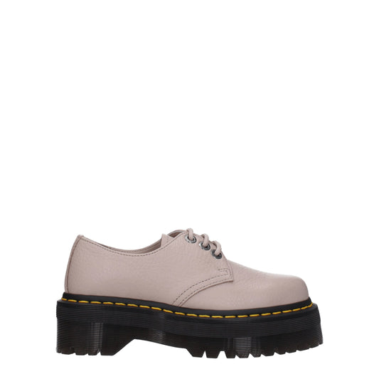 Dr. Martens Oxfords et Derbies en cuir gris