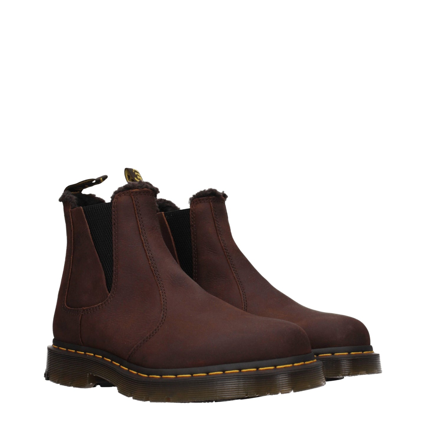 Dr. Martens – Braune Lederstiefeletten