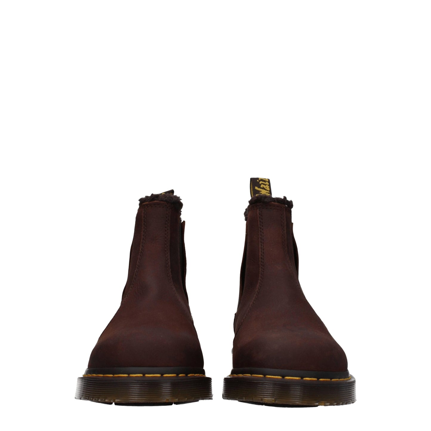 Dr. Martens – Braune Lederstiefeletten