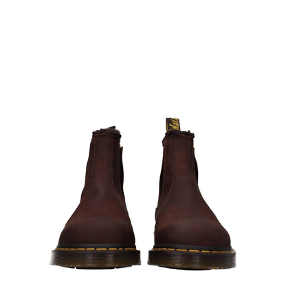 Dr. Martens – Braune Lederstiefeletten