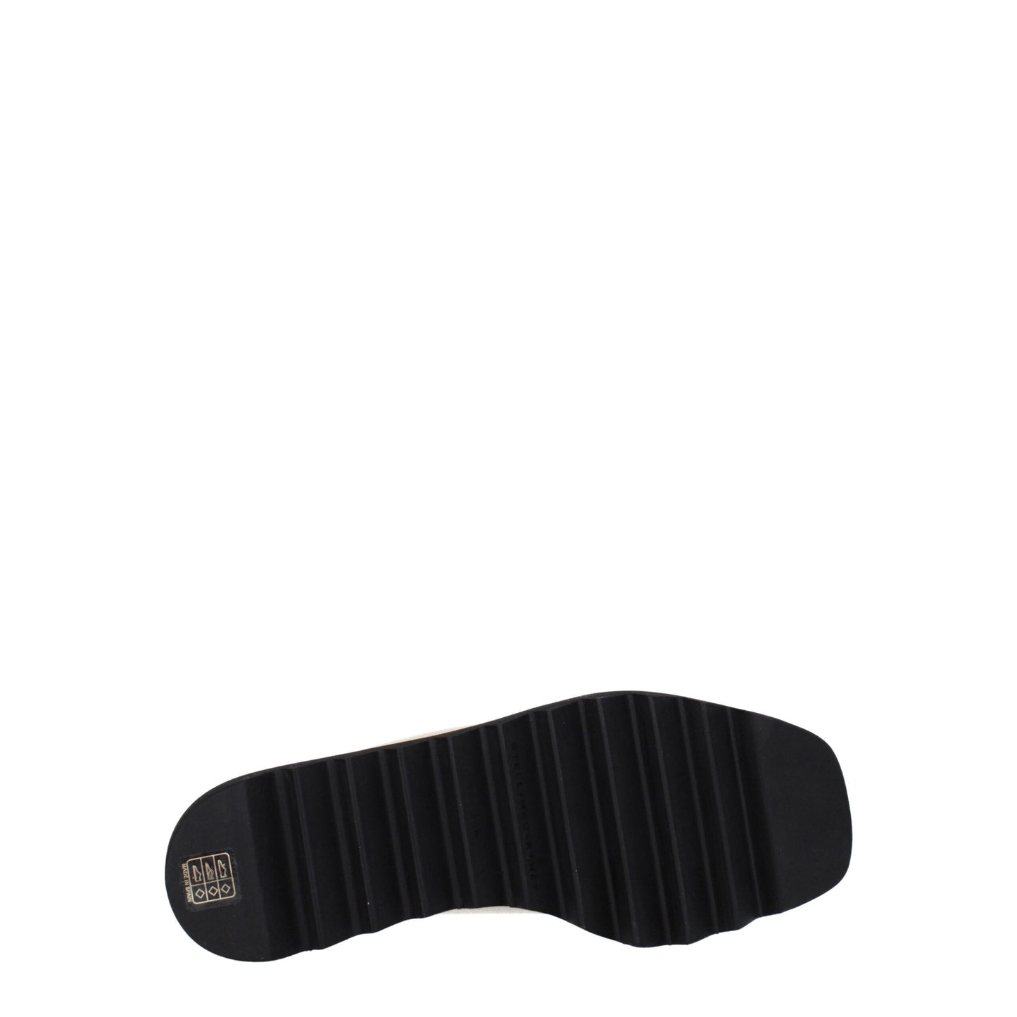 Stella McCartney – Beigefarbene Slipper-Sandalen aus Leder
