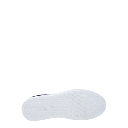 Burberry Grüne Stoff-Sneaker