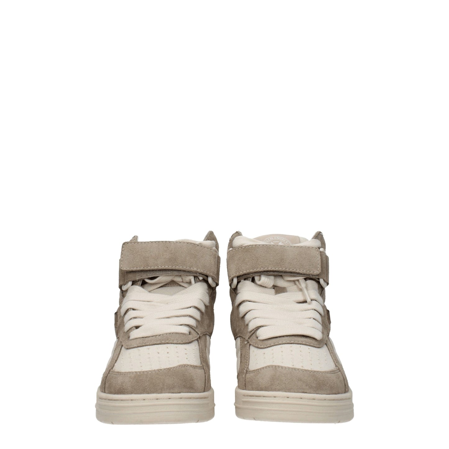 Palm Angels – Hohe Sneakers aus Leder in Beige