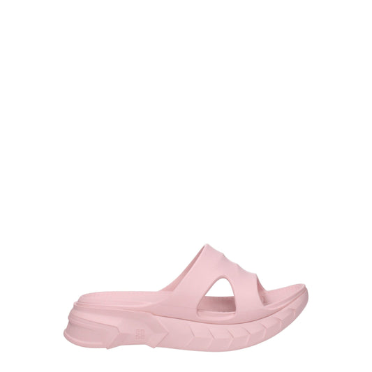Givenchy Rosa Baumwoll-Hausschuhe Sandalen