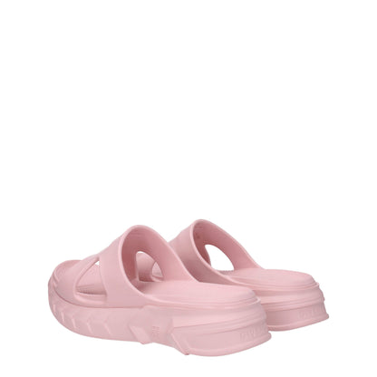 Givenchy Rosa Baumwoll-Hausschuhe Sandalen