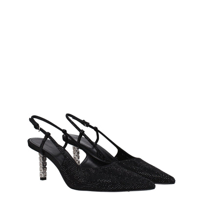 Givenchy – Schwarze Pumps mit hohem Absatz aus Stoff