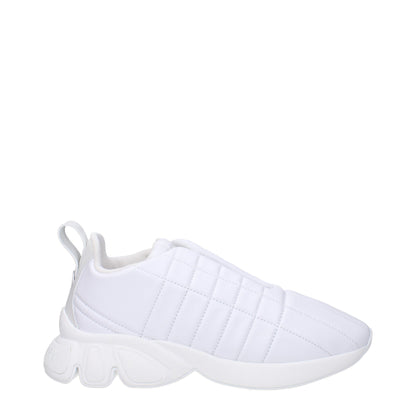 Burberry – Weiße Ledersneaker