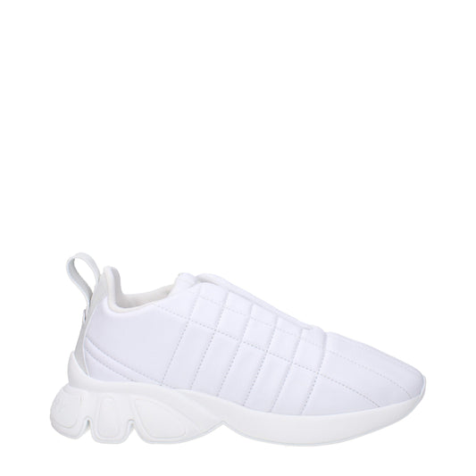 Burberry – Weiße Ledersneaker
