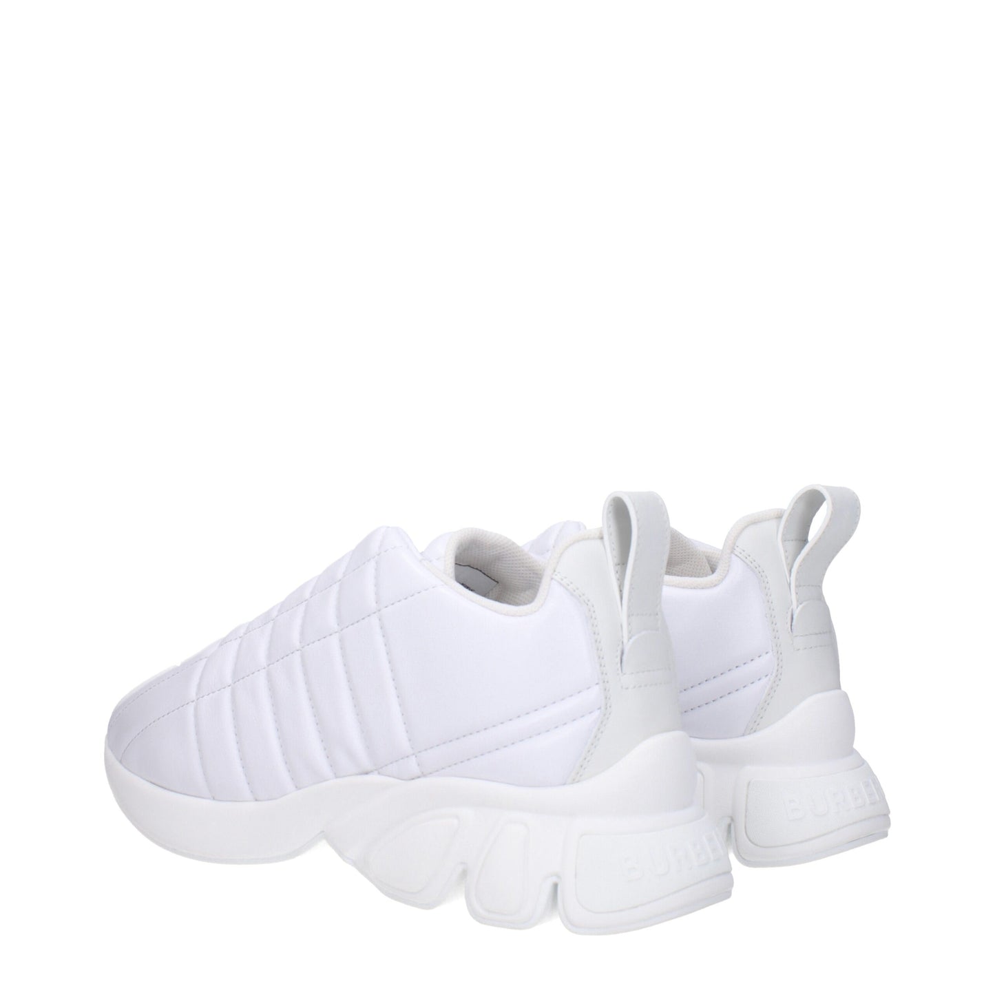 Burberry – Weiße Ledersneaker