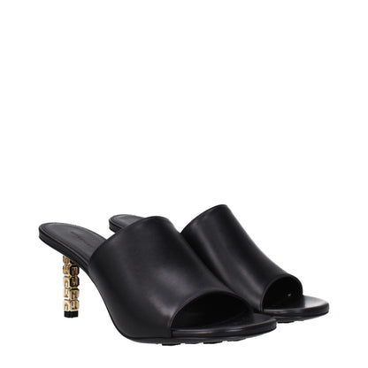 Givenchy – Schwarze Sandalen aus Leder mit Stilettoabsatz