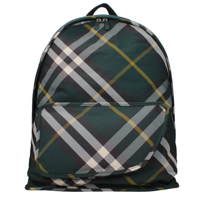 Burberry Grüne Stoffrucksäcke