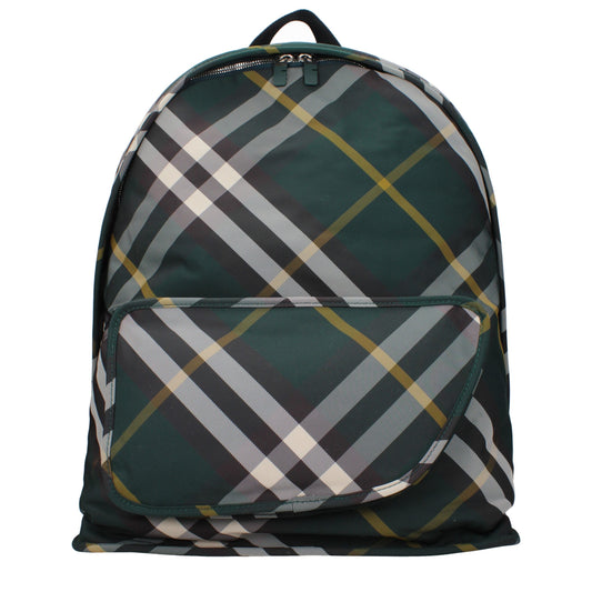 Burberry Grüne Stoffrucksäcke