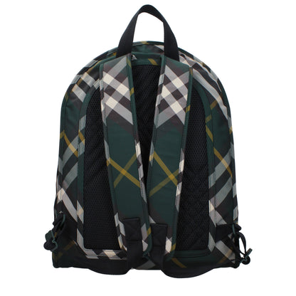 Burberry Grüne Stoffrucksäcke