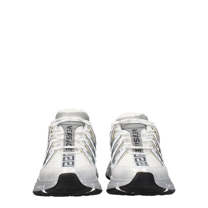 Versace Sportschuhe aus weißem Stoff