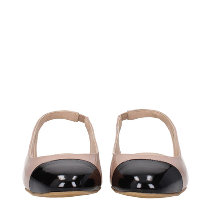 Ballerines en cuir rose Stuart Weitzman