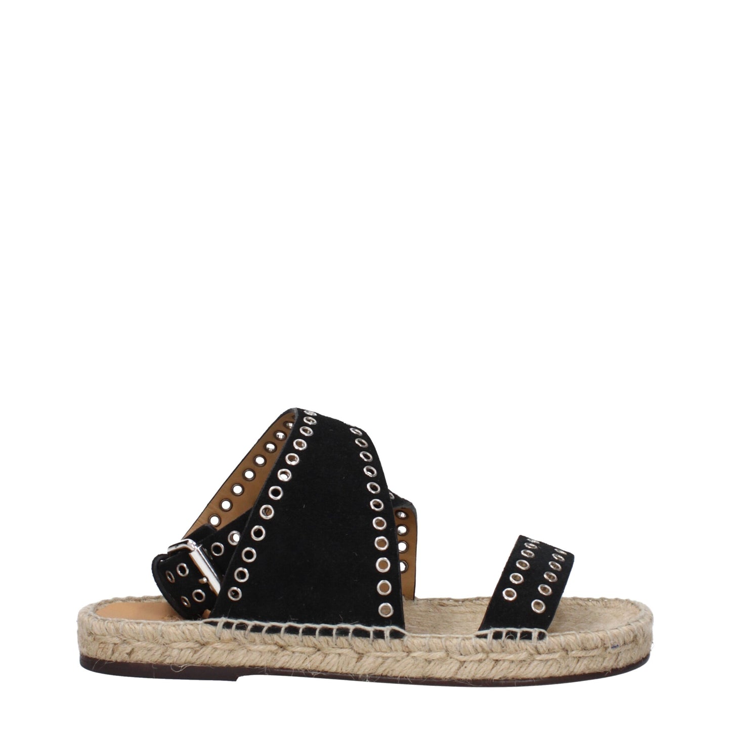 Isabel Marant – Flache Sandalen aus schwarzem Leder