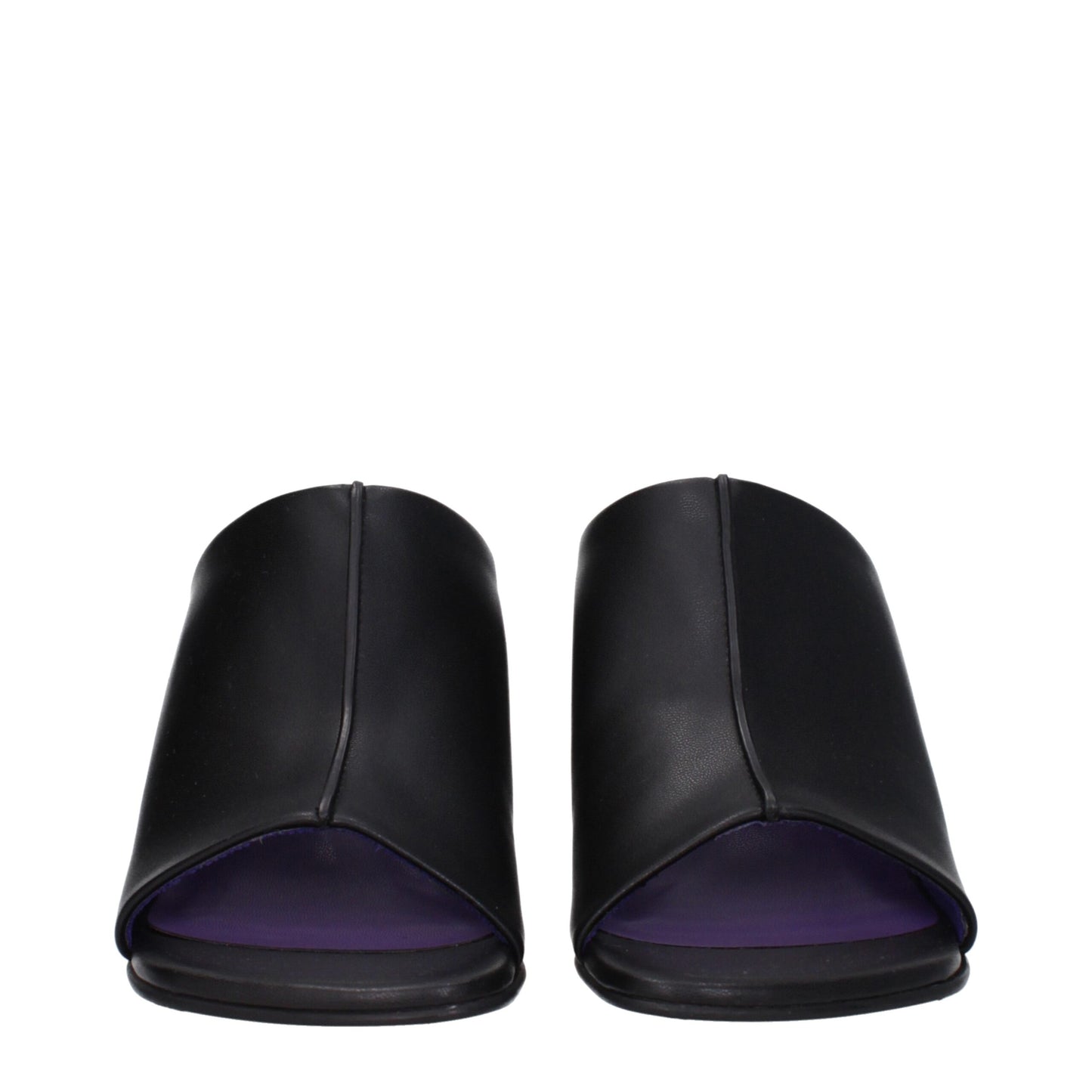 Stella McCartney – Schwarze Sandalen aus Leder mit Stilettoabsatz