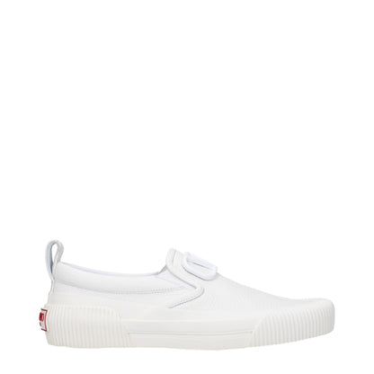 Valentino Garavani Slip-On-Loafer aus weißem Leder