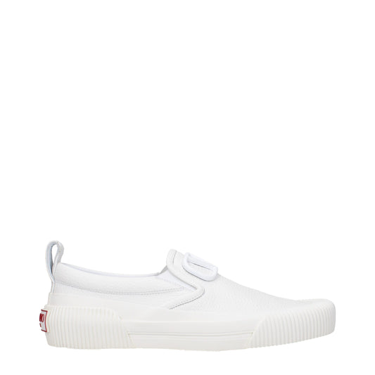 Valentino Garavani Slip-On-Loafer aus weißem Leder