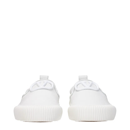 Valentino Garavani Slip-On-Loafer aus weißem Leder