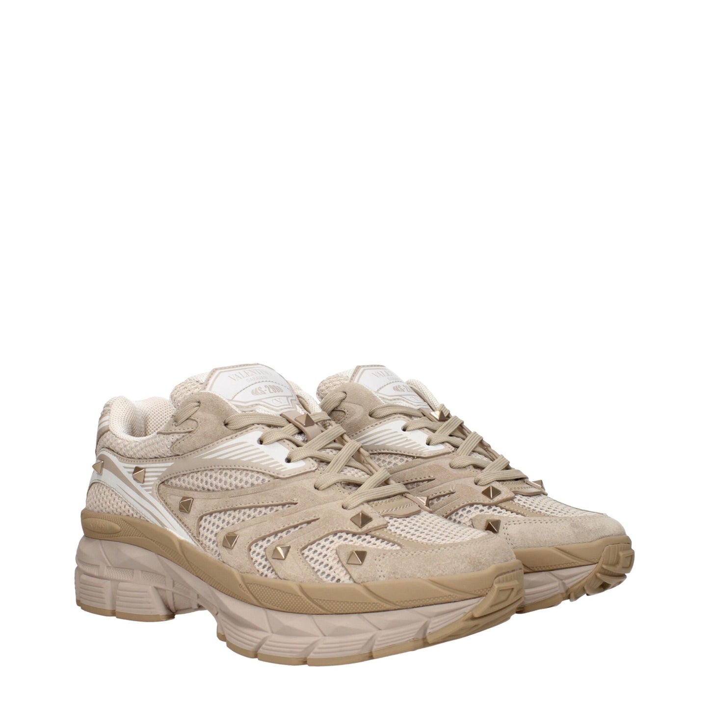 Valentino Garavani Beige Stoff Low Tops
