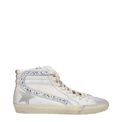 Golden Goose Weiße Leder High Tops