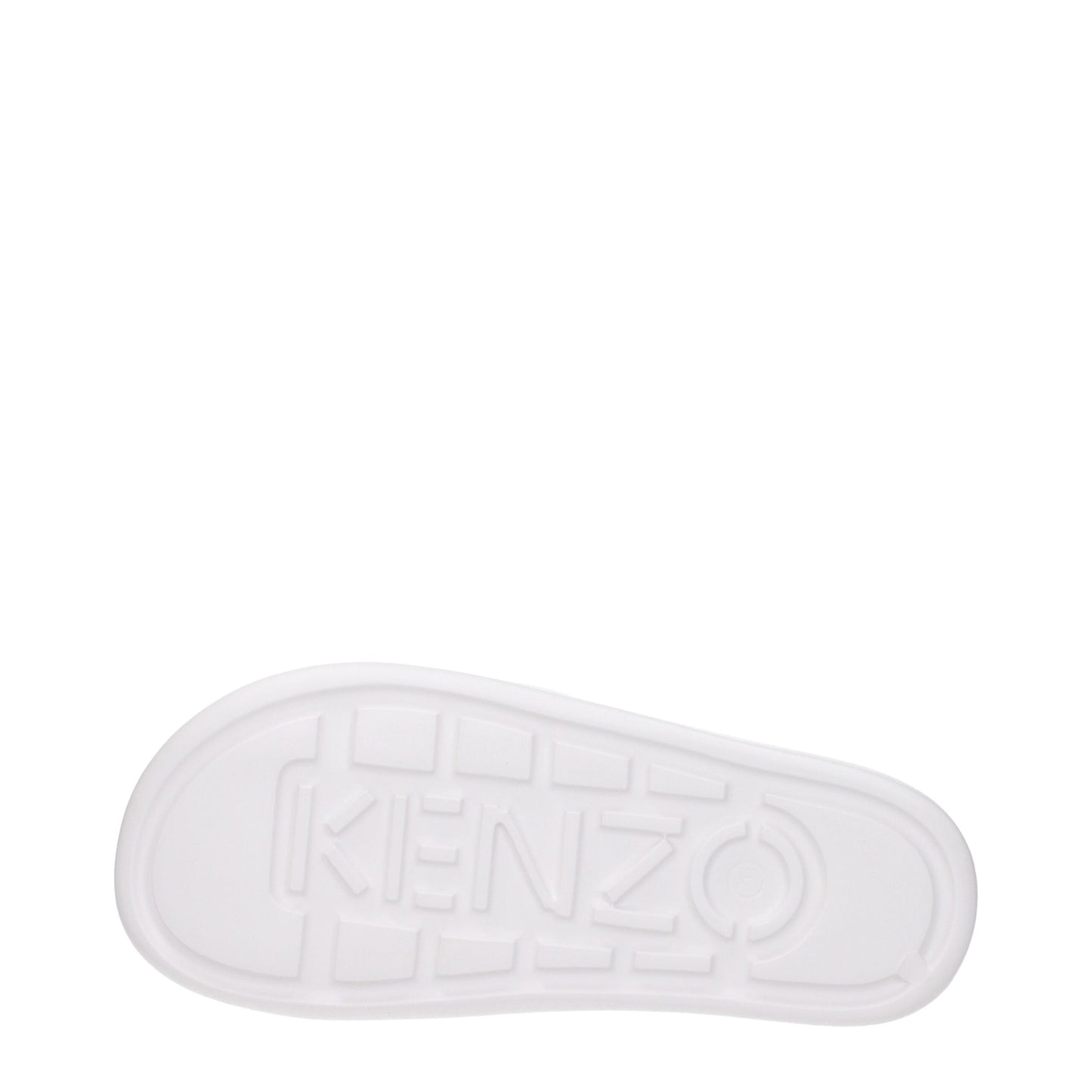 Kenzo Weiße Baumwoll-Hausschuhe